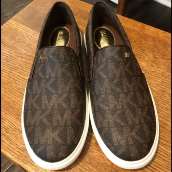 Michael Kors Shoes - Michael Kors MK Logo BOERUM Slip On Sneakers NEW